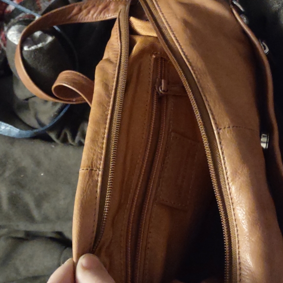 Vera Pelle Tan Leather Bag - Picture 4 of 7